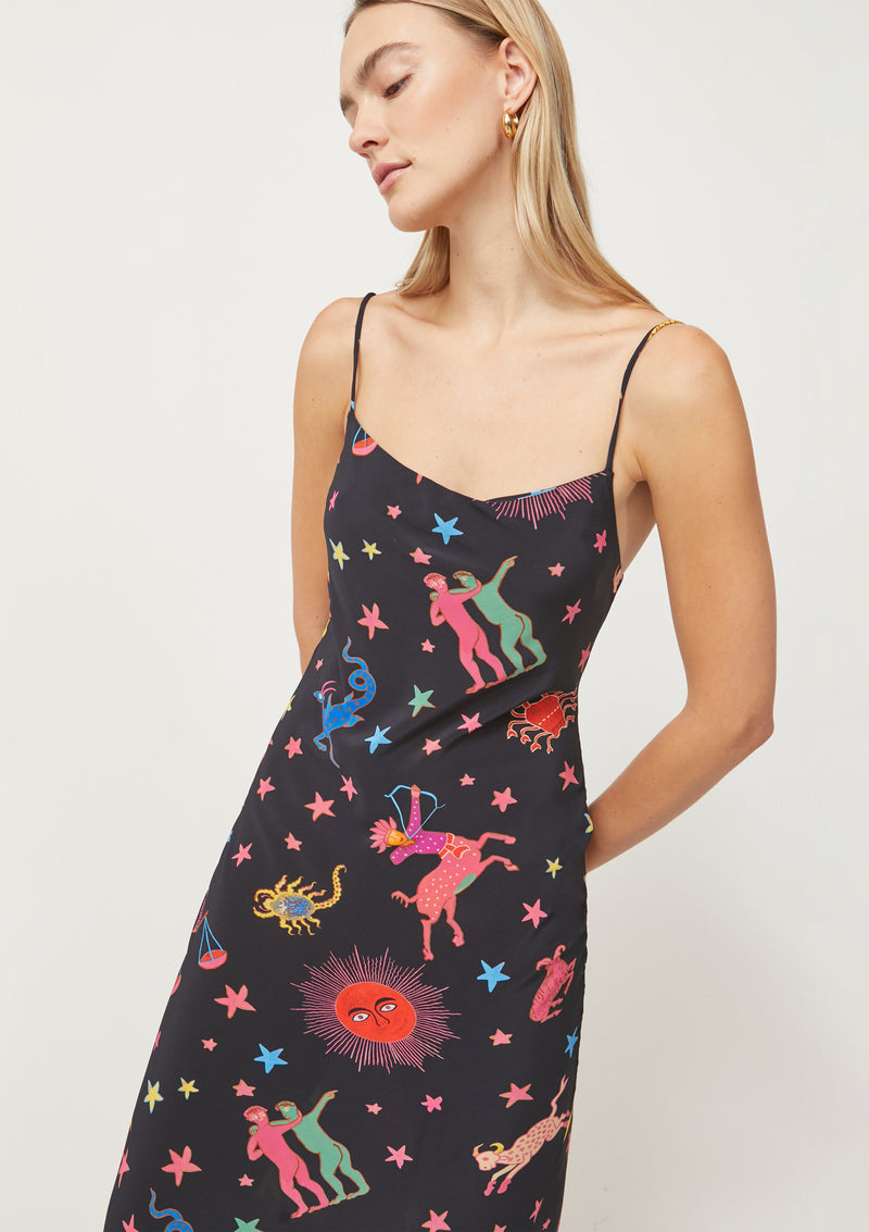 Jemima Dress | Neon Zodiac