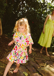 Kid's Floral Ella Mini Dress | Painted Bloom