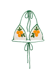 RHODE Indira Triangle Bikini Top | Marigold Crochet