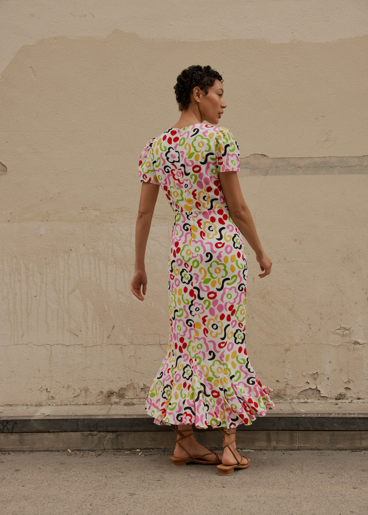 Lulani Midi Dress | Painted Bloom | RHODE