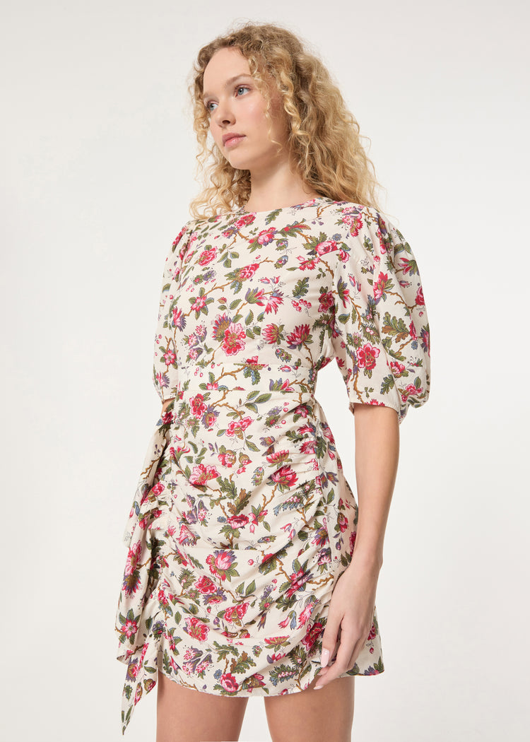 Pia Dress | Macadamia Morlaix Fleur