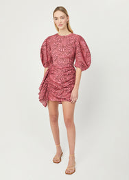 Pia Dress | Neon Pink Paraiso