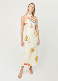 Linen Paolo Dress | Goa Party
