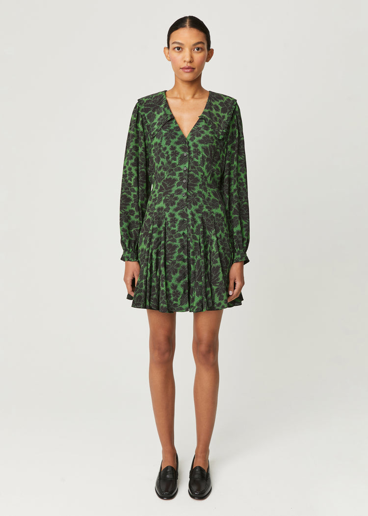 Wendy Dress | Emerald Savoy Lace