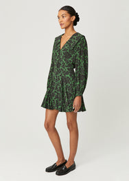 Wendy Dress | Emerald Savoy Lace