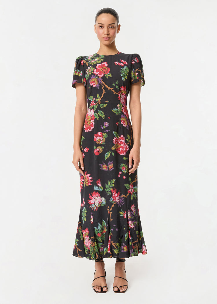 Lulani Dress | Ink Morlaix Fleur Grande