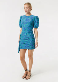 Pia Dress | Electric Moire