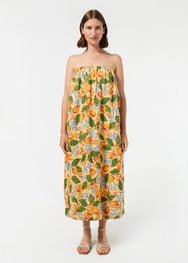 Linen Tatum Dress | Capri Orchard