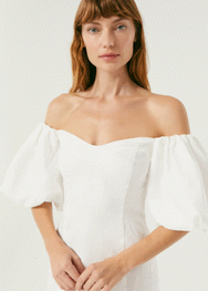 Karima Dress | White