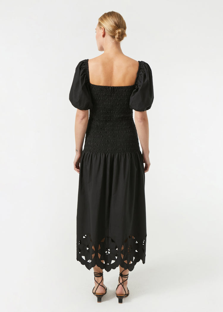 Viviana Dress | Black Eyelet