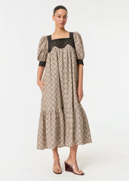 Saya Dress | Kalahari Floral Eyelet