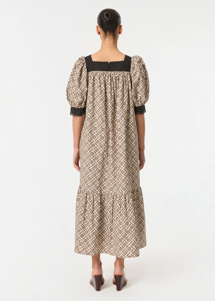 Saya Dress | Kalahari Floral Eyelet