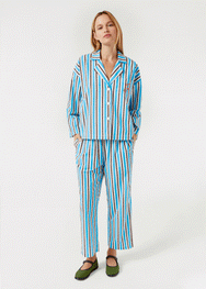 Berto Pajamas | Coastal Stripe