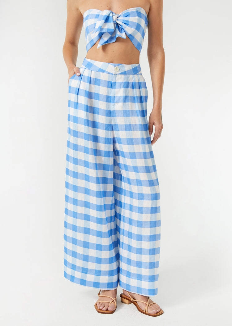 Linen Campbell Pants | Toulouse Gingham Grande