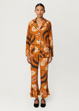 Miki Pajama Set | Brunette Kiku Grande