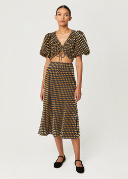 Tommy Skirt | Dot Jacquard
