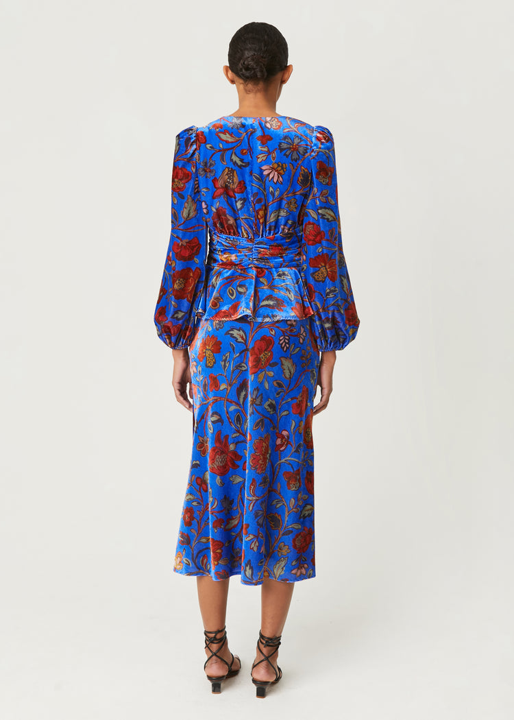 Velvet Tommy Skirt | Royal Vichy Rose