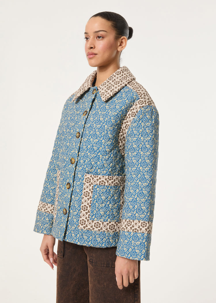 Emil Jacket | Blue Paisley Garden