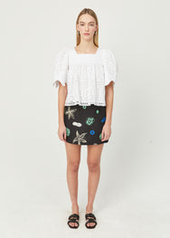 Mika Top | White Soleil Eyelet
