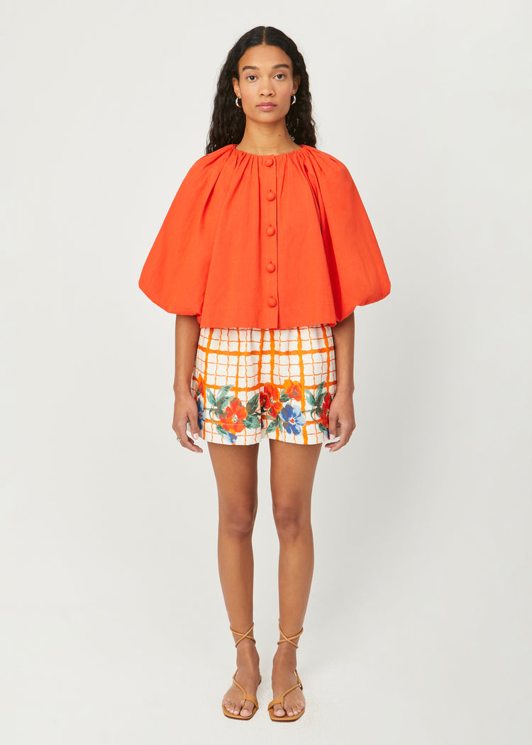 Veronica Top | Electric Red