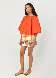 Veronica Top | Electric Red