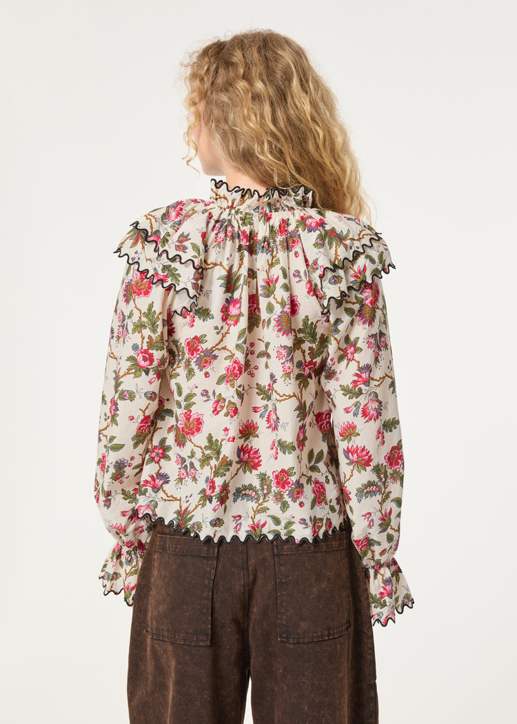 Lucilia Top | Macadamia Morlaix Fleur