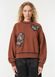 Adrien Sweatshirt | Brown Blossoming Canopy