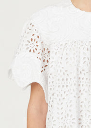 Tobby Dress | White Soleil Eyelet