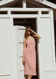 Linen Lisa Dress | Retro Fleur
