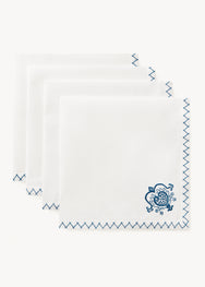Napkin Set Of 4 | White Sicilia