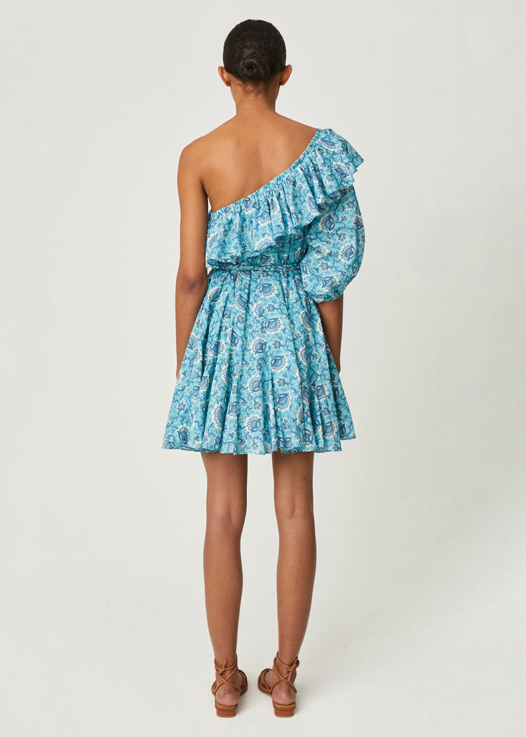 Ozzie Dress | Aqua Lotus Mini
