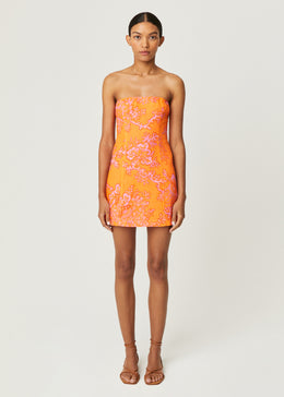 Linen Giovanna Dress | Coral Reef Grande