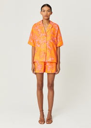 Linen Kamala Shirt | Coral Reef Grande